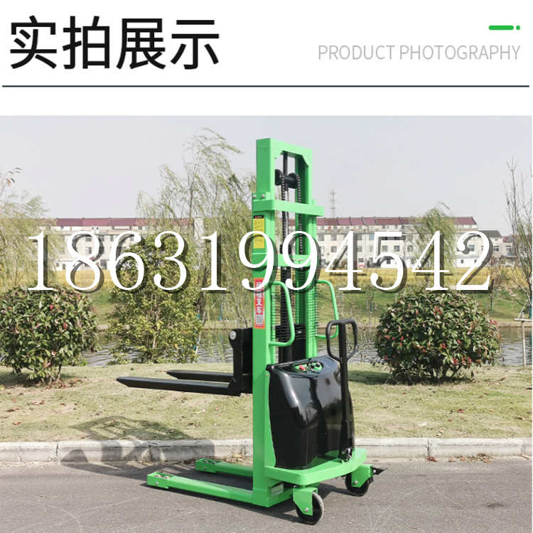 惠城区电动叉车堆高车液压铲车电瓶1吨2吨站驾步行式小型全自动叉车